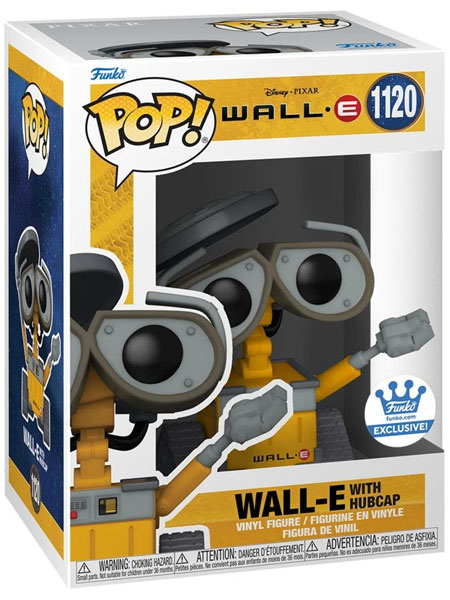 Funko POP #1120 Disney Pixar WALL-E with Hubcap Exclusive Figure